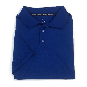 PO238 Head Tennis Performance Athletic Polo Shirt L